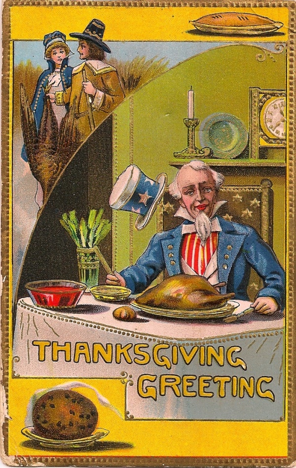 Uncle sam has thanksgiving